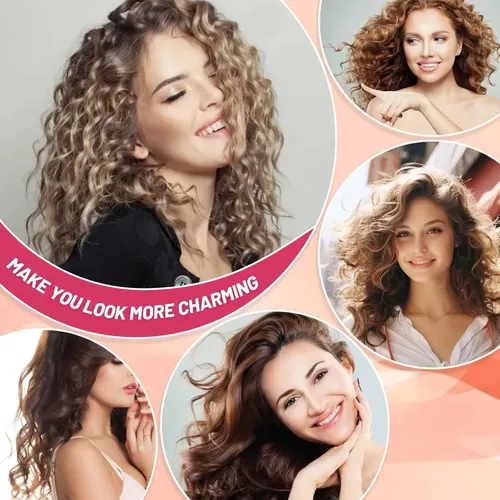 Selizo Juego De Rulos Jumbo 24 Piezas Rosa Volumen Cabello