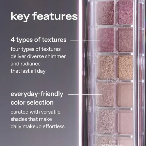 Paleta Glow Anime 12 Tonos Ojos