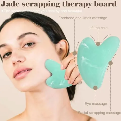 Set De Herramientas Y Rodillos Para Masaje Facial, Masajeado