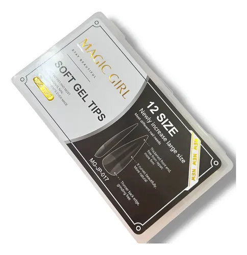 Tips Softgel Magic Girl Stilettos 504 Pcs 12 Medidas