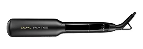 Plancha Gama X-Wide Digital Dual Plates 4D Negra