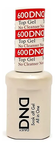 Capa Superior De Gel Uv/led Dnd 600 0.5 Oz Sin Limpiador