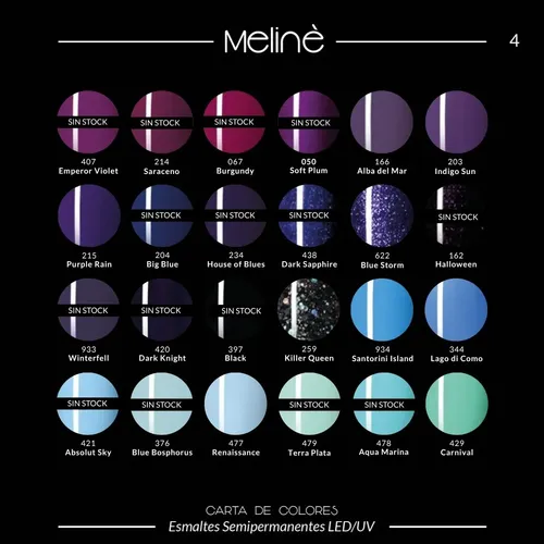 Kit X10 Esmaltes Semipermanentes Gel Uv/led Meliné