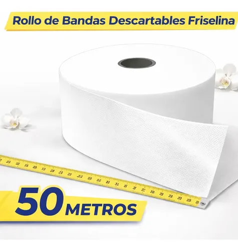 Bandas Descartables Depilatorias Rollo X 50 Metros