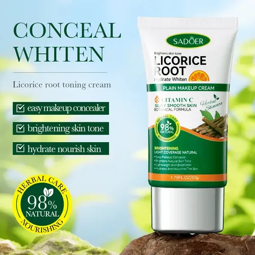 Crema Bb Blanqueadora Sadoer Licorice Vc, Completa En Inglés