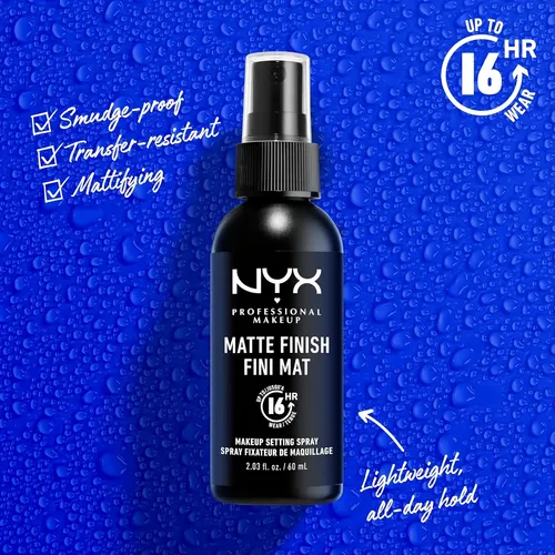 Nyx Spray Fijador Mate Maquillaje 60 Ml
