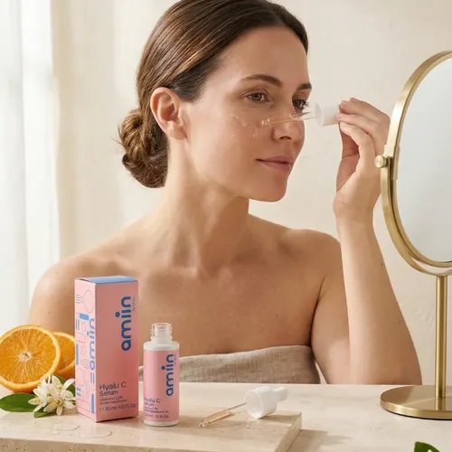 Serum Facial Acido Hialuronico Vitamina C Amiin Idraet 30 Ml