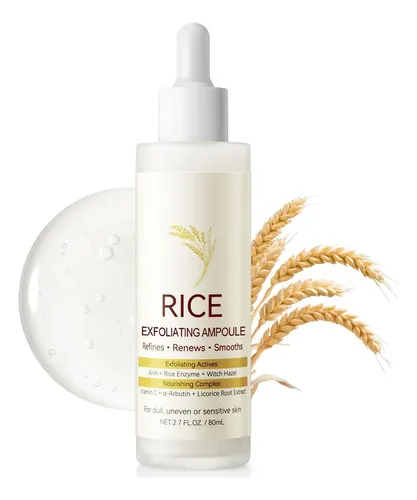 Ampolla Exfoliante De Arroz Minimiza Los Poros 80 Ml