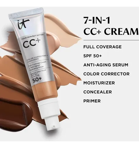 Cc+ Crema It Cosmetics 15w Medium Tan Spf50+
