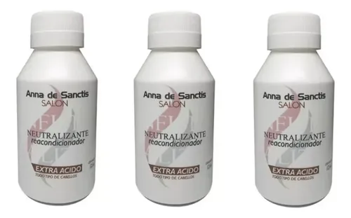 Neutralizante Permanente Pelo Anna De Sanctis 120ml X3u.