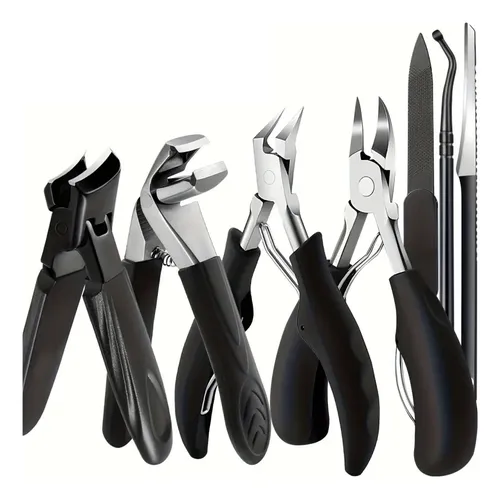 Set De Cortauñas De Acero Inoxidable 7 Piezas