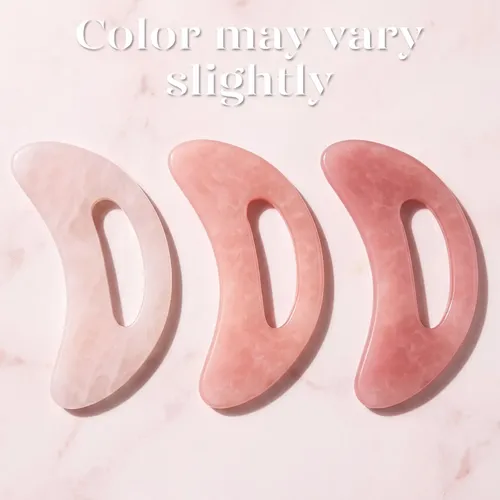 Gua Sha Corporal Baimei Icyme Resina Mango Ergonómico Rosa