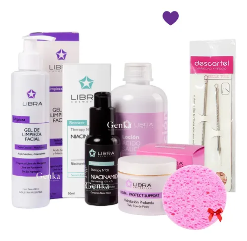 Kit Combo Rutina Piel Grasa Niacinamida Salicilico K Libra