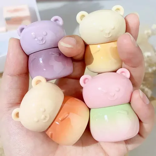 Gege Bear Lip Gloss Osito Cute Maquillaje Estilo Coreano