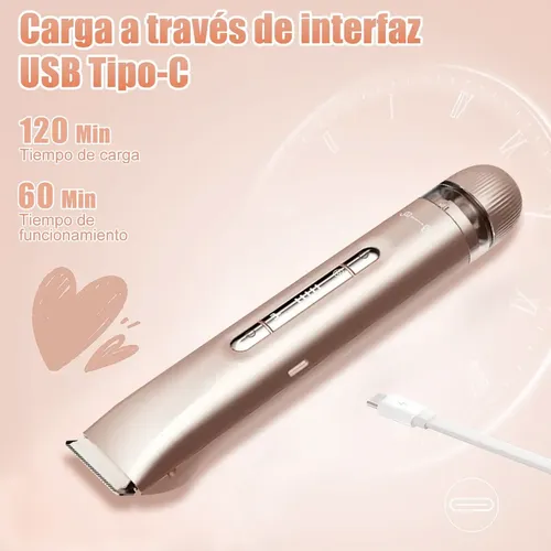 Depiladora Electrica 2 En 1 Afeitado Bikini Brazos Y Piernas