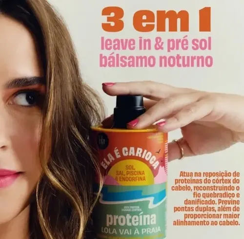 Shampoo Y Acondicionador Ela E Carioca 500gr Lola Cosmetics