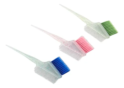 3 Brochas Para Teñir El Cabello De Doble Cara: Resaltador De