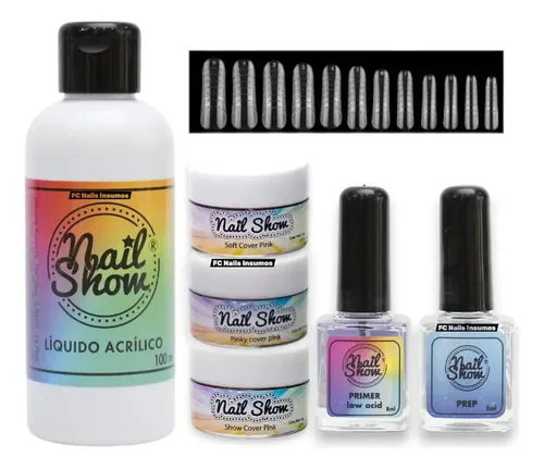 Kit Acrílico Nail Show – Incluyen Cápsulas De Regalo