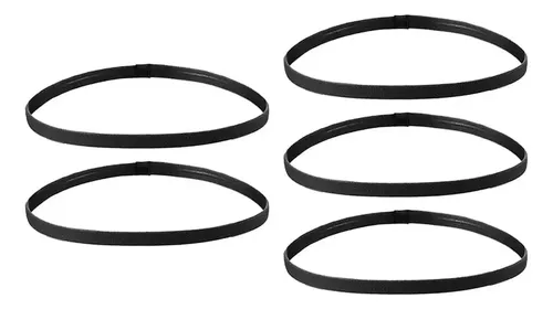 5x Diadema Deportiva Elástica Antideslizante Delgada