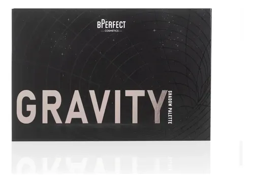 Paleta de Sombras BPerfect Cosmetics Gravity con 15 Tonos Grises Mate y Brillante