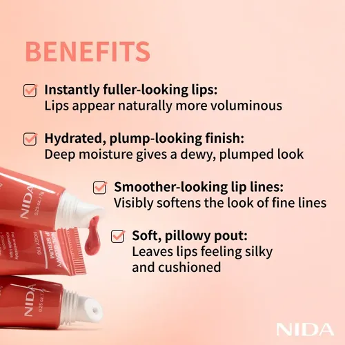 Sérum Labial Nida Retinol Glowy Tono Rosy Fig Nutritivo 7g