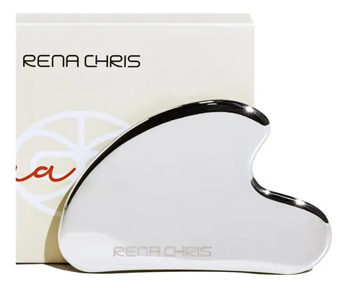 Herramienta Facial Gua Sha Rena Chris De Acero Inoxidable Pl