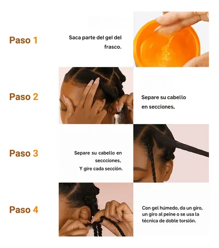Gel Trenzas Africanas Transparente Fijación Peinados 113g
