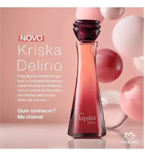 Colonia desodorante Kriska Delírio para mujer, 100 ml