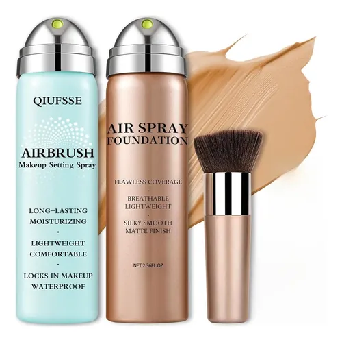 Base Aerógrafo Con Spray Fijador Qiufsse 02 Beige