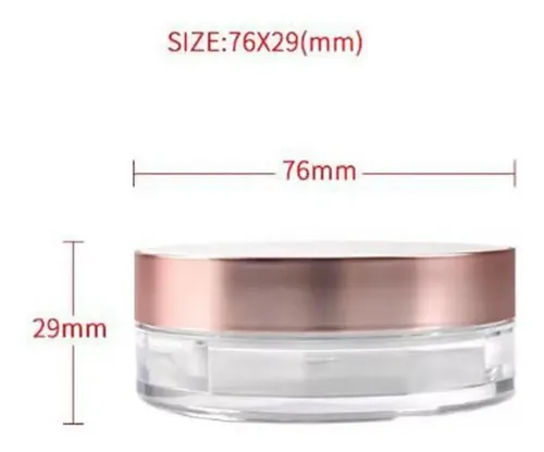 20g Cara , Caja De Polvo Mineral Suelto, Caja De Rubor Forma