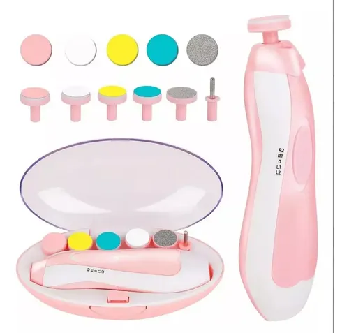 Torno Lima Uñas Bebe Cortador Eléctrico Con Luz