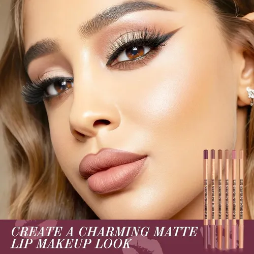 Perfiladores De Labios Nude Rosa Set 6 Colores