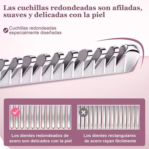 Depiladora Rasuradora Mujer Eléctrica Doble Cabeza 2 In 1