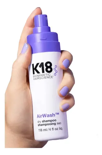 Airwash Shampoo En Seco K18 X 118ml Limpieza Y Proteccion 3c