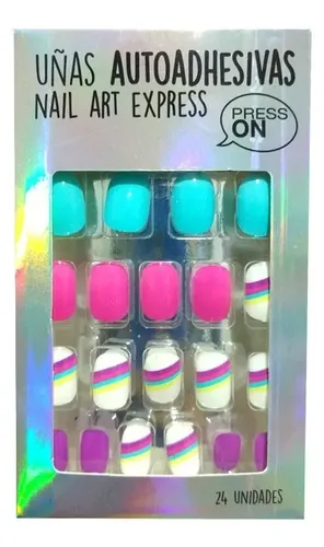 Uñas Press On Autoadhesivas Infantiles Line Thelma&louise