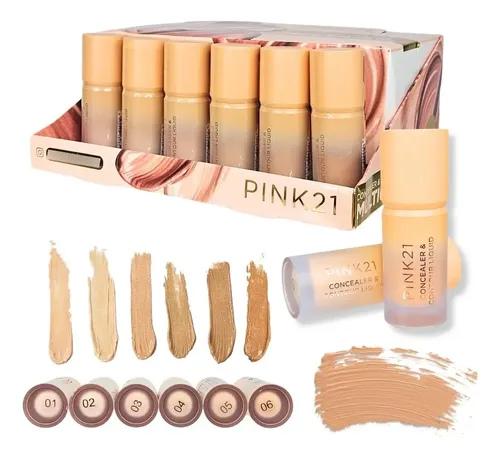 Corrector Y Contorno Liquido P/rostro Maquillaje Profesional Tono 5