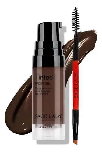 Gel De Cejas Sace Lady 3d Marrón Oscuro 24 Horas Impermeable