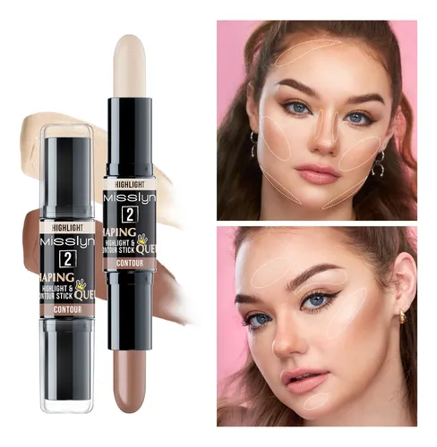Highlight Contour Stick Cremoso Fácil De Difuminar Rostro 2 Light