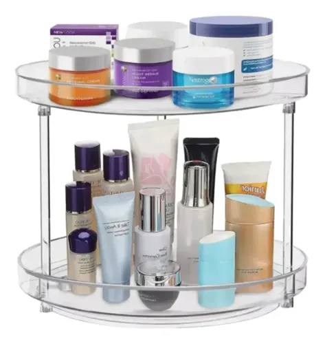 Organizador Maquillaje Gira 360* Acrílico Bijouterie