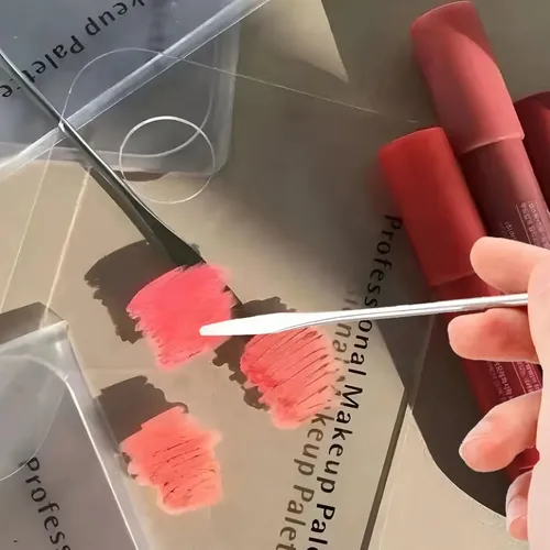 Paleta Acrílica Maquillaje Con Espátula Para Mezclar