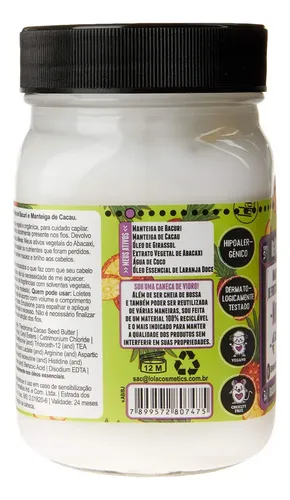 Lola Mascara Abacaxi Manteca De Karite Nutricion 350 Gr