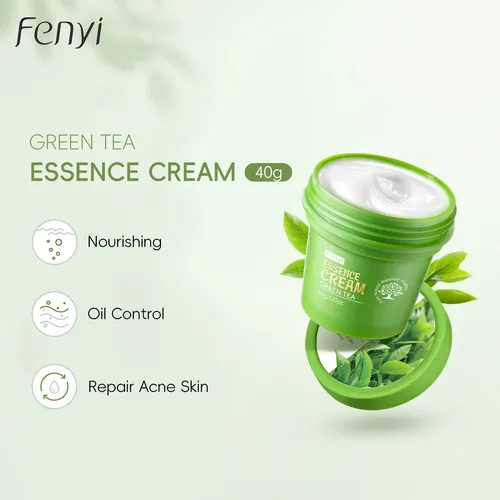 Fenyi Green Tea Essence Cream – Reparación De Acné 40g