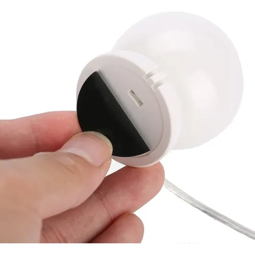 10 Bombillas Led Hollywood Espejo Luces Vanidad Maquillaje B