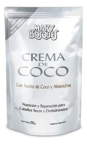 Tratamiento Capilar Repuesto Mary Bosques Aceite De Coco Y A