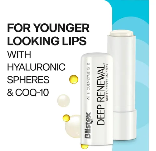 Bálsamo Labial Blistex Deep Renewal Spf15 Hialuronico Y Q10
