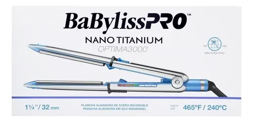 Babyliss Planchita Optima 3000 Plancha Pelo Bivoltaje 3c
