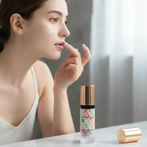 Primer Prebase De Maquillaje Con Pulpa De Arroz 3 En 1