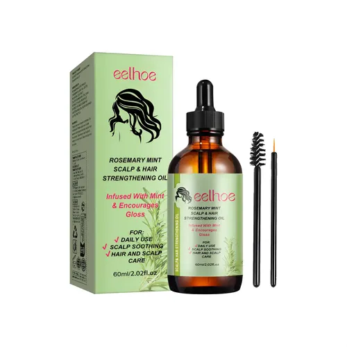 Aceite Esencial De Romero Para Cabello, Cejas Y Pestañas