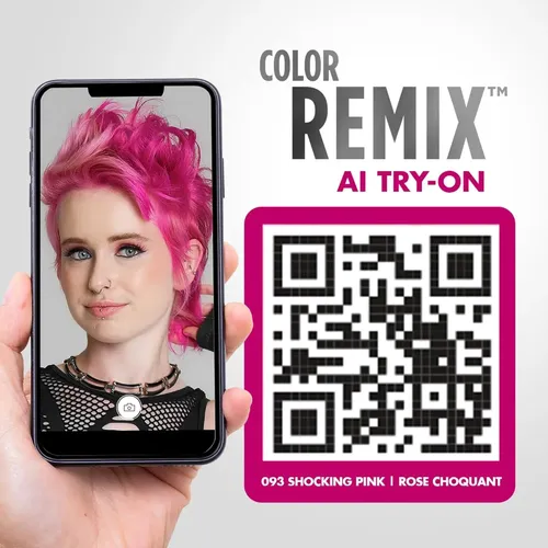 Color Remix Tinte Semipermanente Para Cabello Shocking Pink
