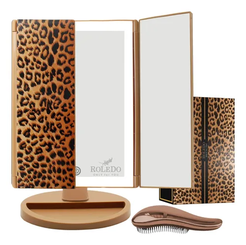 Espejo De Maquillaje Roledo 72 Led Vanity, 3 Luces De Color,